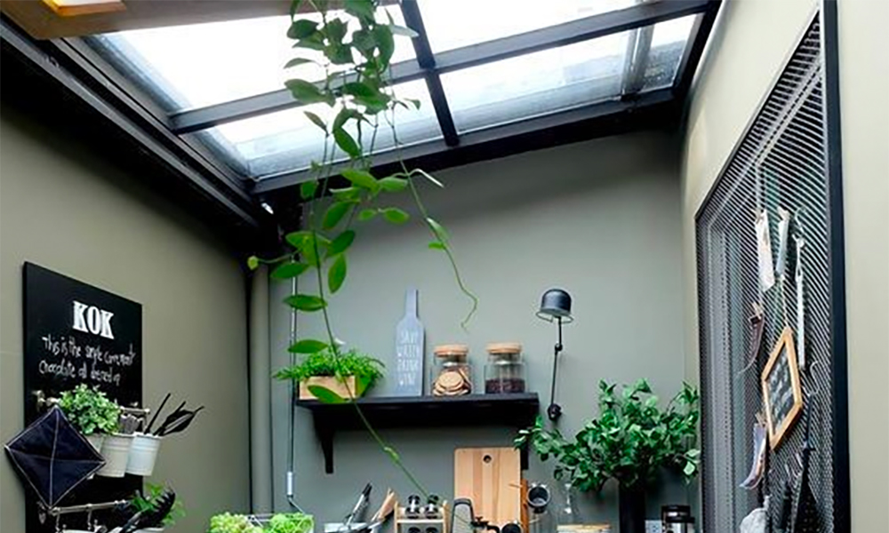 Inovasi Laundry Room Semi Outdoor Dengan Atap Bening EXCELROOF
