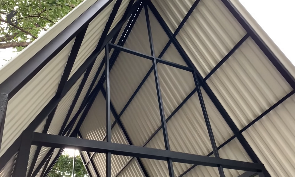 Cara Pasang Atap uPVC Skydeck dengan Kemiringan Extreme