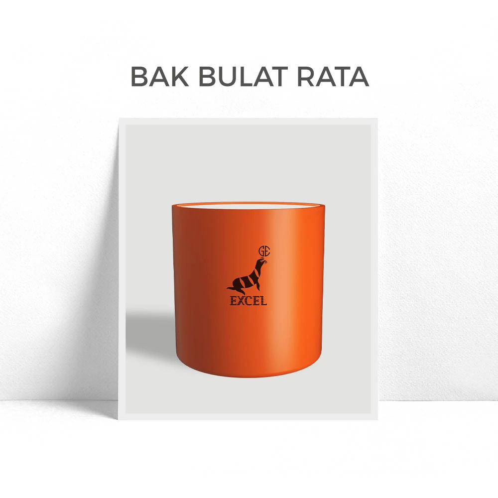 Gambar Bak Bulat Rata